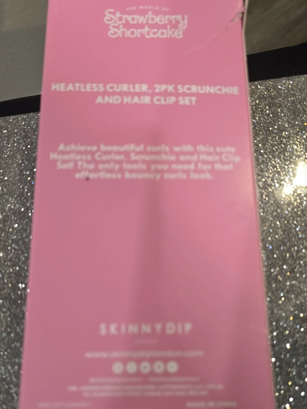 SkinnyDip London X Strawberry Shortcake Overnight Hair Care Set